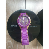 Marc Jacobs Purple Dial Purple Stainless Steel Strap Watch for Women - MBM2549