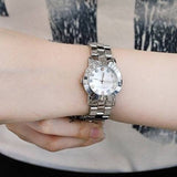 Marc Jacobs Amy White Dial Silver Stainless Steel Strap Watch for Women - MBM3217