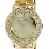 Marc Jacobs Marci Gold Dial Gold Stainless Steel Strap Watch for Women - MBM3191