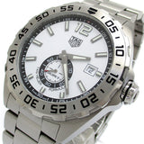 Tag Heuer Formula 1 Calibre 6 Automatic White Dial Silver Steel Strap Watch for Men - WAZ2013.BA0842