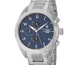 Maserati Traguardo Blue Dial Silver Steel Strap Watch For Men - R8853112505