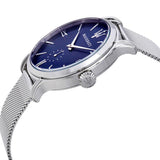 Maserati Epoca Blue Dial Silver Mesh Bracelet Watch For Men - R8853118006