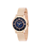 Maserati Epoca Blue Dial Rose Gold Mesh Strap Watch For Women - R8853118503