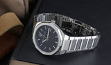 Maserati Stile Blue Dial Silver Steel Strap Watch For Men - R8853142006