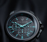 Maserati Aqua Edition Quartz Precision Chronograph Black Dial Watch For Men - R8873644003