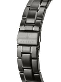 Maserati Successo Solar Black Dial Grey Steel Strap Watch For Men - R8873645001