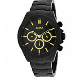 Hugo Boss Ikon Black Dial Black Steel Strap Watch for Men - 1513278