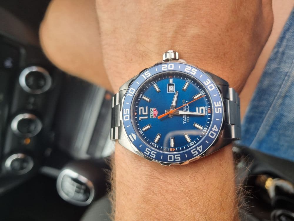 Tag Heuer Men's WAZ1010.BA0842 Formula One Stainless Steel Watch, 43mm, Silver