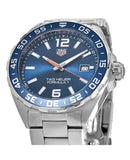 Tag Heuer Formula 1 Quartz Blue Dial Silver Steel Strap Watch for Men - WAZ1010.BA0842