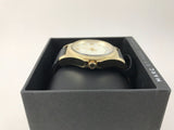 Marc Jacobs Baby Dave Champagne Dial Black Leather Strap Watch for Women - MBM1264