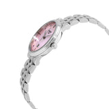 Tissot T Classic Carson Premium Lady Pink Mother of Pearl Dial Silver Steel Strap Watch For Women - T122.210.11.159.00