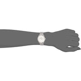 Fossil Tailor Silver Dial Silver Steel Strap Watch for Women - ES3712