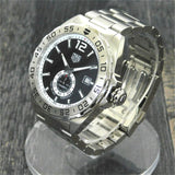 Tag Heuer Formula 1 Automatic 43mm Black Dial Silver Steel Strap Watch for Men - WAZ2012.BA0842