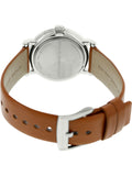 Marc Jacobs Baker White Dial Brown Leather Strap Watch for Women - MBM1265