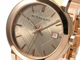 Burberry The City Rose Gold Dial Rose Gold Steel Strap Watch for Women - BU9034