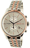 Hugo Boss Jet Silver Dial Two Tone Steel Strap Watch for Men - 1513385