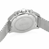 Hugo Boss Ocean Edition Black Dial Silver Mesh Strap Watch for Men - 1513742