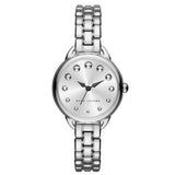 Marc Jacobs Betty White Dial Silver Stainless Steel Strap Watch for Women - MJ3497
