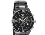 Emporio Armani Black Ceramic Chronograph Black Dial Watch For Men - AR1421