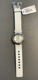 Marc Jacobs Blade White Dial White Leather Strap Watch for Women - MBM1223