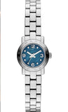 Marc Jacobs Amy Blue Dial Silver Stainless Steel Strap Watch for Women - MBM3274