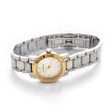 Burberry The City Silver Dial Two Tone Stainless Steel Strap Watch for Women - BU9217