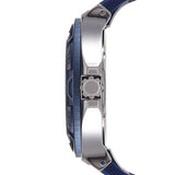 Guess Force White Dial Blue Rubber Strap Watch For Men - W0674G4