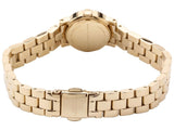 Marc Jacobs Amy Dinky White Dial Gold Stainless Steel Strap Watch for Women - MBM3226