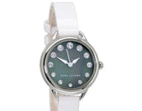 Marc Jacobs Betty Black Mother of Pearl Dial White Leather Strap Watch for Women - MJ1512