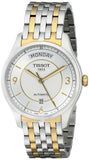 Tissot T Classic T One Automatic Silver Dial Two Tone Steel Strap Watch For Men - T038.430.22.037.00