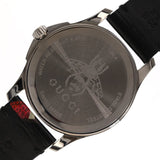 Gucci Le Marche Des Merveilles Black Dial Black Leather Strap Unisex Watch - YA1264007