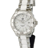 Tag Heuer Aquaracer Diamond White Dial Two Tone Steel Strap Watch for Women - WAY131H.BA0914