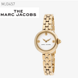 Marc Jacobs Courtney White Dial Gold Stainless Steel Strap Watch for Women - MJ3457