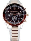 Maserati SFIDA Chronograph Black Dial Stainless Steel Watch For Men - R8873640009