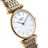 Longines La Grande Classique De Longines White Dial Two Tone Mesh Bracelet Watch for Women - L4.209.1.91.7