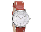 Marc Jacobs Roxy Silver Dial Brown Leather Strap Watch for Women - MJ1572