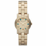 Marc Jacobs Amy Dexter Gold Dial Gold Stainless Steel Strap Watch for Women - MBM3218