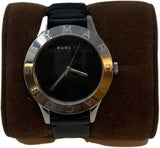 Marc Jacobs Blade Black Dial Black Leather Strap Watch for Women - MBM1211