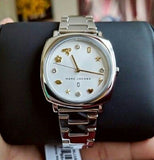 Marc Jacobs Mandy White Dial Silver Stainless Steel Strap Watch for Women - MJ3572