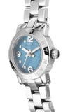 Marc Jacobs Amy Blue Dial Silver Stainless Steel Strap Watch for Women - MBM3274