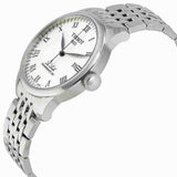 Tissot Le Locle Powematic 80 Silver Dal Silver Steel Strap Watch For Men - T006.407.11.033.00