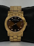 Marc Jacobs Amy Brown Dial Rose Gold Stainless Steel Strap Watch for Women - MBM3167