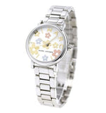 Marc Jacobs Classic White Dial Silver Steel Strap Watch for Women - MJ3581