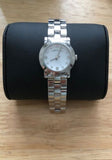 Marc Jacobs Amy Dinky White Dial Silver Stainless Steel Strap Watch for Women - MBM3225