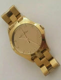 Marc Jacobs Henry Gold Dial Gold Stainless Steel Strap Watch for Women - MBM3211