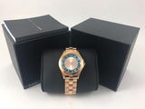 Marc Jacobs Henry Rose Gold Dial Stainless Steel Strap Watch for Women - MBM3296