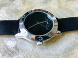 Marc Jacobs Blade Black Dial Black Leather Strap Watch for Women - MBM1205