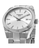 Tissot Gentleman Silver Dial Silver Steel Strap Watch For Men - T127.410.11.031.00