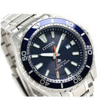 Citizen Promaster Marine Blue Dial Silver Steel Strap Watch For Men - BN0191-80L