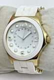 Marc Jacobs Pelly White Dial White Silicone Strap Watch for Women - MBM2526